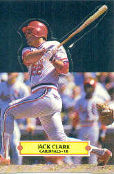 1988 Donruss Pop-Ups Baseball Cards    011      Jack Clark